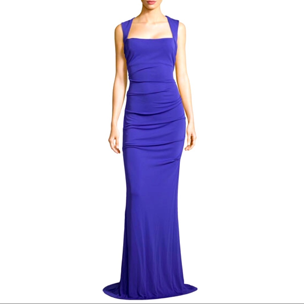 Nicole Miller Felicity Ruched Gown